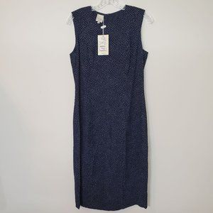 Joan and david nobhull blue note sheath dress 6